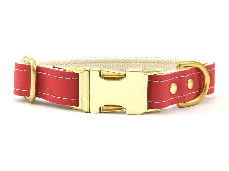 Red_vegan_leather_dog_collar_brass_buckle_740x